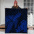 Hawaiian Hibiscus Memory Turtle Polynesian Premium Quilts Blue - AH - Polynesian Pride