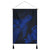 Hawaiian Hibiscus Memory Turtle Polynesian Hanging Poster Blue - AH Hanging Poster Cotton And Linen - Polynesian Pride