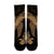Hawaiian Hibiscus Memory Turtle Polynesian Crew Socks Gold - AH - Polynesian Pride
