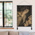 Hawaiian Hibiscus Memory Turtle Polynesian Hanging Poster Gold - AH - Polynesian Pride
