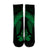 Hawaiian Hibiscus Memory Turtle Polynesian Crew Socks Green - AH - Polynesian Pride