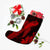 Hawaiian Hibiscus Memory Turtle Polynesian Christmas Stocking Red - AH - Polynesian Pride