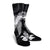 Hawaiian Hibiscus Memory Turtle Polynesian Crew Socks White - AH - Polynesian Pride