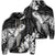 Hawaiian Hibiscus Memory Turtle Polynesian Zip Hoodie White Unisex Art - Polynesian Pride