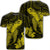 Hawaiian Hibiscus Memory Turtle Polynesian T Shirt Yellow Unisex Black - Polynesian Pride