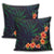 Hawaiian Hibiscus Palm Tree Background Polynesian Pillow Covers - AH - Polynesian Pride