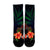 Hawaiian Hibiscus Palm Tree Background Polynesian Crew Socks - AH - Polynesian Pride