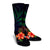 Hawaiian Hibiscus Palm Tree Background Polynesian Crew Socks - AH - Polynesian Pride