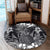 Hawaiian Hibiscus Plumeria And Pineapple Polynesian Round Carpet - AH - Polynesian Pride