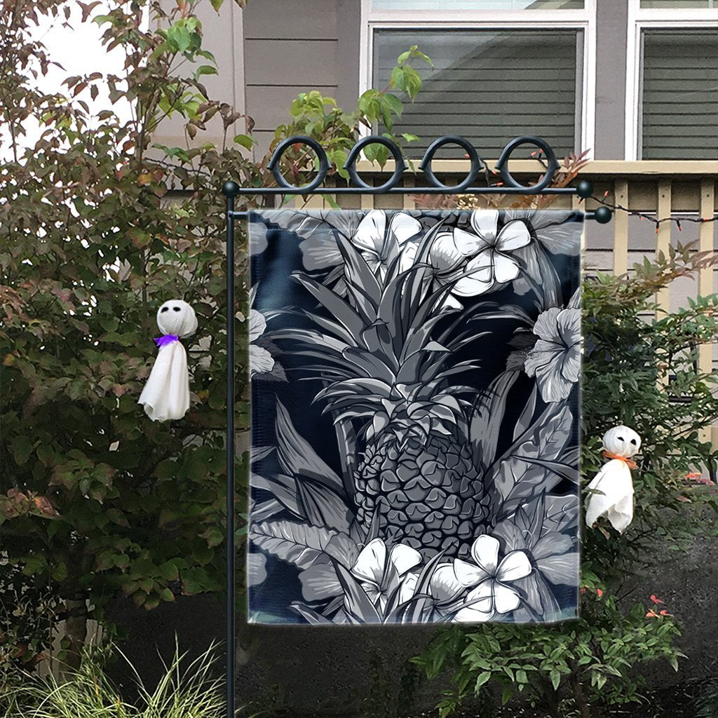 Hawaiian Hibiscus Plumeria And Pineapple Polynesian Flag - AH - Polynesian Pride