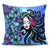 Hawaiian Hibiscus Plumeria Hula Girl Polynesian Pillow Covers - AH Pillow Covers Black - Polynesian Pride