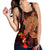Hawaiian Hibiscus Plumeria Red Big Turtle Polynesian Racerback Tank - AH - Polynesian Pride
