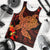Hawaiian Hibiscus Plumeria Red Big Turtle Polynesian Tank Top - AH - Polynesian Pride