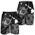 Hawaiian Hibiscus Sea Turtle Swim Polynesian Men's Shorts - AH - Polynesian Pride