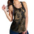 Hawaiian Hibiscus Sea Turtle Swim Polynesian Racerback Tank - Gold - AH - Polynesian Pride