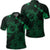 Hawaiian Hibiscus Sea Turtle Swim Polynesian Polo Shirt Green Unisex Black - Polynesian Pride