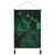 Hawaiian Hibiscus Sea Turtle Swim Polynesian Hanging Poster - Green - AH Hanging Poster Cotton And Linen - Polynesian Pride