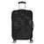 Hawaiian Hibiscus Sea Turtle Swim Polynesian Luggage Covers - Grey - AH Black - Polynesian Pride