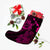 Hawaiian Hibiscus Sea Turtle Swim Polynesian Christmas Stocking - Pink - AH - Polynesian Pride