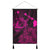Hawaiian Hibiscus Sea Turtle Swim Polynesian Hanging Poster - Pink - AH Hanging Poster Cotton And Linen - Polynesian Pride