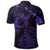 Hawaiian Hibiscus Sea Turtle Swim Polynesian Polo Shirt Purple - Polynesian Pride