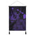 Hawaiian Hibiscus Sea Turtle Swim Polynesian Hanging Poster - Purple - AH Hanging Poster Cotton And Linen - Polynesian Pride