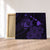 Hawaiian Hibiscus Sea Turtle Swim Polynesian Canvas - Purple - AH Canvas Poly-cotton - Polynesian Pride