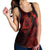 Hawaiian Hibiscus Sea Turtle Swim Polynesian Racerback Tank - Red - AH - Polynesian Pride