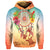 Custom Hawaiian Hibiscus Strelitzia Flower Dreamcatcher Hoodie - Polynesian Pride