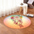 Hawaiian Hibiscus Strelitzia Flower Dreamcatcher Round Carpet - AH - Polynesian Pride