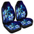 Hawaiian Hibiscus Tropical Deep Ocean Turtle Sea Car Seat Covers - AH Universal Fit Black - Polynesian Pride