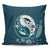 Hawaiian Hibiscus Turtle Polynesian Pillow Covers YinYang Style - AH Pillow Covers Black - Polynesian Pride