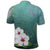 Hawaiian Hibiscus White Flower Gleeful Polo Shirt - Polynesian Pride