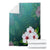 Hawaiian Hibiscus White Flower Gleeful Premium Blankets - AH - Polynesian Pride