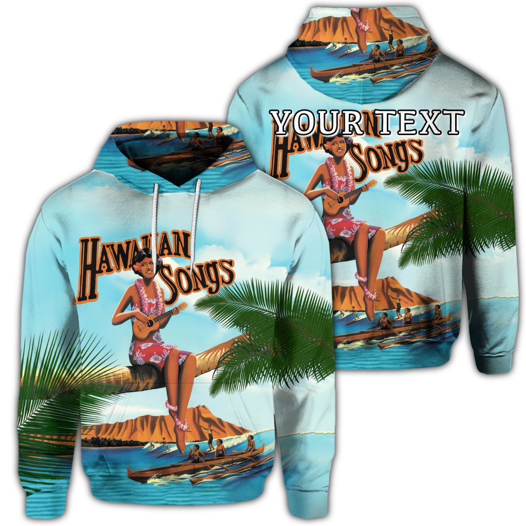 Custom Hawaiian Hula Aboriginal Song Hoodie Unisex Art - Polynesian Pride