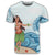 Hawaiian Hula Dance Cartoon Hibiscus Wave T Shirt - Polynesian Pride