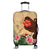 Hawaiian Hula Girl And Hibiscus Polynesian Luggage Covers - AH Black - Polynesian Pride