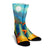 Hawaiian Hula Girl Sing In Aboriginal Village Aat Night Crew Socks - AH - Polynesian Pride