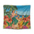 Hawaiian Hula Sing Dance On Beach Tapestry - AH Wall Tapestry Black - Polynesian Pride