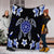 Hawaiian Icon Blue Turtle Plumeria Premium Blankets AH - Polynesian Pride