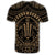 Hawaiian Kakau Honu Arc Polynesian Gold T Shirt - Polynesian Pride