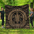 Hawaiian Kakau Honu Arc Polynesian Gold Premium Quilts - AH Black - Polynesian Pride