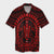 Hawaiian Kakau Honu Arc Polynesian Red Hawaiian Shirt - AH Unisex Black - Polynesian Pride