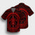 Hawaiian Kakau Honu Arc Polynesian Red Hawaiian Shirt - AH - Polynesian Pride