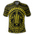 Hawaiian Kakau Honu Arc Polynesian Yellow Polo Shirt - Polynesian Pride