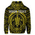 Custom Hawaiian Kakau Honu Arc Polynesian Yellow Hoodie - Polynesian Pride