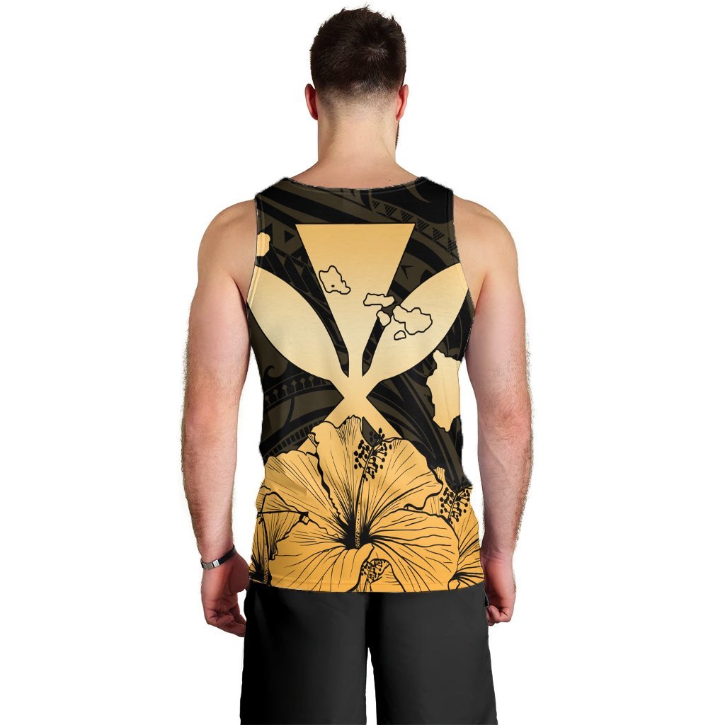 Hawaiian Kanaka Tank Top Hibiscus Polynesian Love - AH - Polynesian Pride