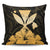 Hawaiian Kanaka Pillow Covers Hibiscus Polynesian Love - AH Pillow Covers Black - Polynesian Pride