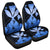 Hawaiian Kanaka Car Seat Covers Hibiscus Polynesian Love - Blue - AH Universal Fit Black - Polynesian Pride