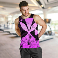 Hawaiian Kanaka Tank Top Hibiscus Polynesian Love - Pink - AH - Polynesian Pride